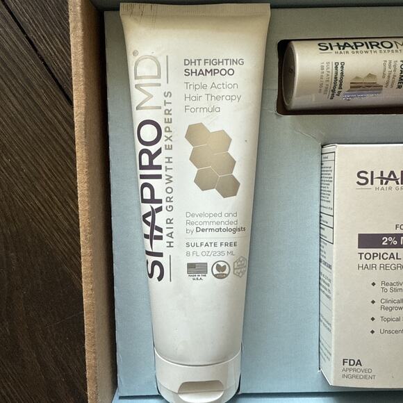 Women's Hair Regrowth Kit: Shampoo, Conditioner, 2% Minoxidil, Leave-In Foam - Picture 2 of 15